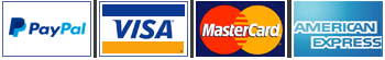 You can pay with Paypal, Visa, Mastercard or American Express